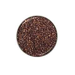 Coffee Beans Food Texture Hat Clip Ball Marker (4 Pack) by artworkshop