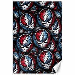 Grateful Dead Pattern Canvas 20  X 30  by Jancukart