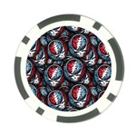 Grateful Dead Pattern Poker Chip Card Guard Front