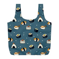 Sushi Pattern Full Print Recycle Bag (l) by Jancukart