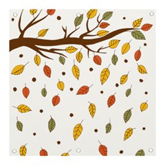 Autumn Isolated Blade Branch Banner And Sign 3  X 3  by Amaryn4rt