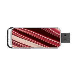 Wave Texture Design Pattern Art Portable Usb Flash (one Side) by Amaryn4rt