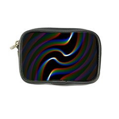 Rainbow Waves Art Iridescent Coin Purse by Amaryn4rt