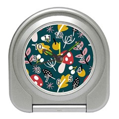 Autumn Nature Sheets Forest Travel Alarm Clock by Amaryn4rt