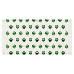 Aliens Ufo Fantasy Pattern Banner And Sign 4  X 2  by Wegoenart