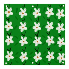 Flowers Art Pattern Floral Banner And Sign 3  X 3  by artworkshop