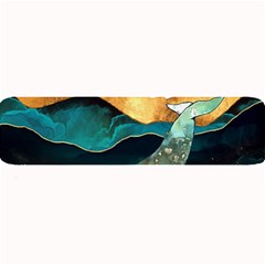 Ocean Whale Painting Sea Undersea Large Bar Mats by Wegoenart