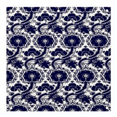 Blue Lace Decorative - Pattern 14th And 15th Century - Italy Vintage Banner And Sign 4  X 4  by ConteMonfrey