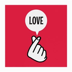 Finger Heart Love Glasses Cloth (medium, Two Sided) by NiOng