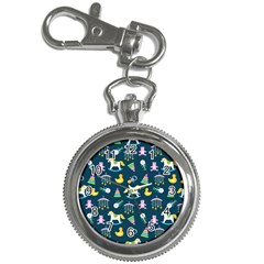 Cute Babies Toys Seamless Pattern Key Chain Watches by Vaneshart