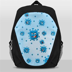 Illustration Virus Pattern Backpack Bag by Wegoenart