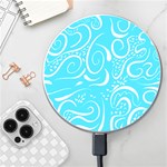 Illustration Scribble Reason Design Pattern Wireless Charger Front