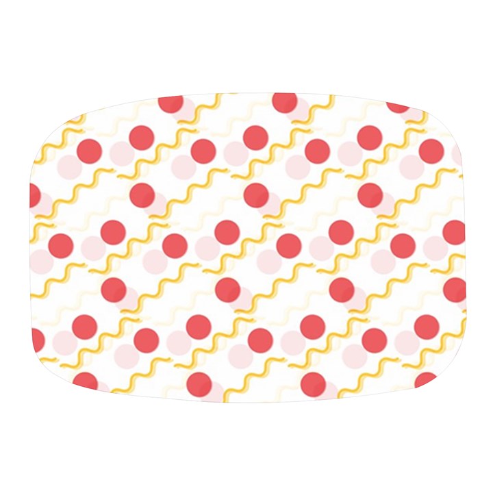 Line Patter Dots Dot Lines Decorative Mini Square Pill Box