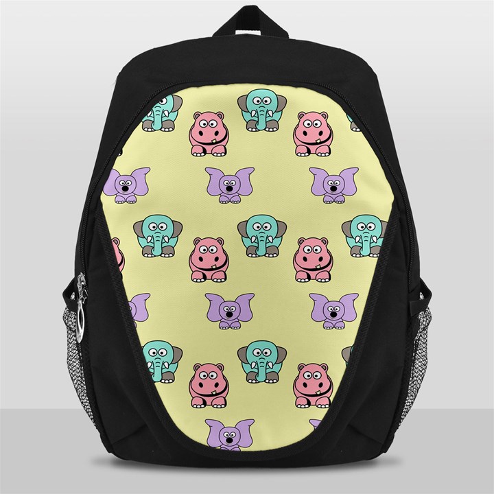 Illustration Animals Pastel Children Colorful Backpack Bag