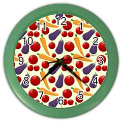 Illustrations Illustration Pattern Texture Color Wall Clock by Wegoenart