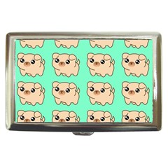 Puppy Pattern Wallpaper Dog Pet Cigarette Money Case by Wegoenart