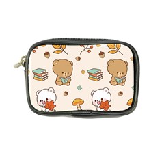 Illustration Bear Cartoon Background Pattern Coin Purse by Sudhe