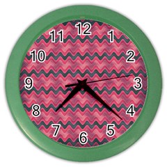 Background-pattern-structure Color Wall Clock by Jancukart