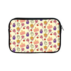 Food Illustration Cupcake Pattern Lollipop Apple Ipad Mini Zipper Cases by Amaryn4rt