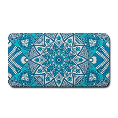 Mandala Blue Medium Bar Mats by zappwaits