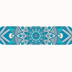 Mandala Blue Large Bar Mats by zappwaits