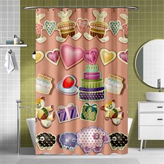 Illustration Seamless Pattern Standardize Shower Curtain 48  X 72  (small)  by danenraven