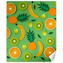 Fruit Tropical Pattern Design Art Canvas 16  X 20  by danenraven