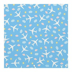 Plane Sky Background Pattern Banner And Sign 3  X 3  by danenraven