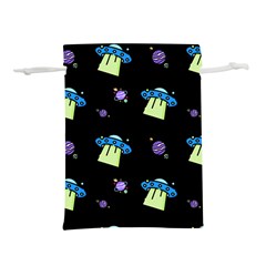 Illustration Cosmos Cosmo Rocket Spaceship -ufo Lightweight Drawstring Pouch (s) by danenraven