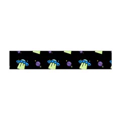 Illustration Cosmos Cosmo Rocket Spaceship Ufo Flano Scarf (mini) by danenraven