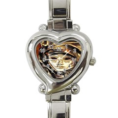 Artistic Venetian Mask Heart Italian Charm Watch by ConteMonfrey