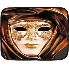 Venetian Mask Double Sided Fleece Blanket (mini)  by ConteMonfrey