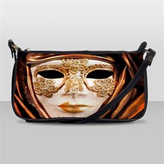 Venetian Mask Shoulder Clutch Bag by ConteMonfrey