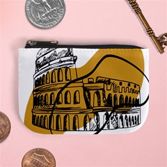 Colosseo Draw Silhouette Mini Coin Purse by ConteMonfrey