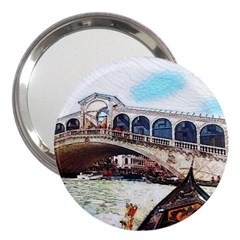 Lovely Gondola Ride - Venetian Bridge 3  Handbag Mirrors by ConteMonfrey