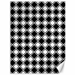 Square Diagonal Pattern Seamless Canvas 36  X 48  by Ravend