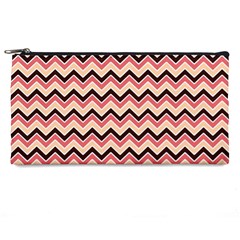 Geometric Pink Waves  Pencil Case by ConteMonfreyShop