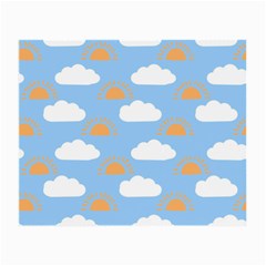 Sun And Clouds  Small Glasses Cloth by ConteMonfreyShop