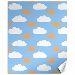 Sun And Clouds  Canvas 16  X 20  by ConteMonfreyShop