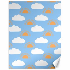 Sun And Clouds  Canvas 18  X 24  by ConteMonfreyShop