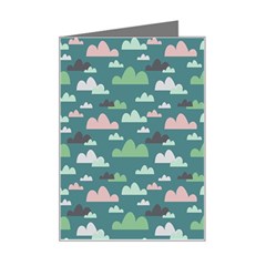 Llama Clouds   Mini Greeting Card by ConteMonfreyShop