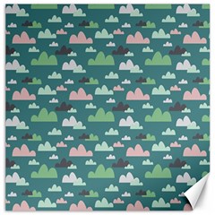 Llama Clouds   Canvas 12  X 12  by ConteMonfreyShop