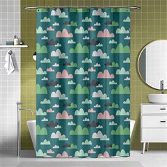 Llama Clouds   Shower Curtain 48  X 72  (small) by ConteMonfreyShop