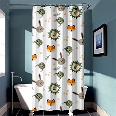 Rabbit, Lions And Nuts   Shower Curtain 36  X 72  (stall) by ConteMonfreyShop