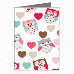 Lovely Owls Greeting Card by ConteMonfreyShop