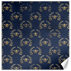 Blue Golden Bee   Canvas 12  X 12  by ConteMonfreyShop