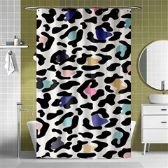 Jaguar Spots Colorful Shower Curtain 48  X 72  (small) by ConteMonfreyShop