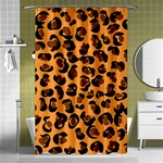 Leopard Print peach colors Shower Curtain 48  x 72  (Small) Curtain(48  X 72 ) - 42.18 x64.8  Curtain(48  X 72 )