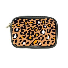 Leopard  Spots Brown White Orange Coin Purse by ConteMonfreyShop