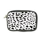 Leopard Print Jaguar Dots Black And White Coin Purse Front